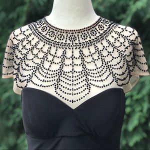 🖤XSCAPE bejeweled little black dress🖤